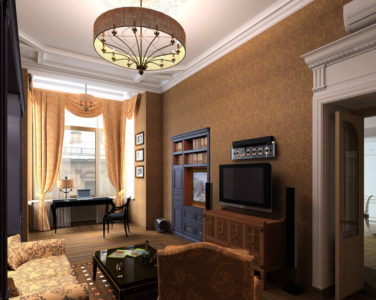 Гостиная в Петербургском стиле