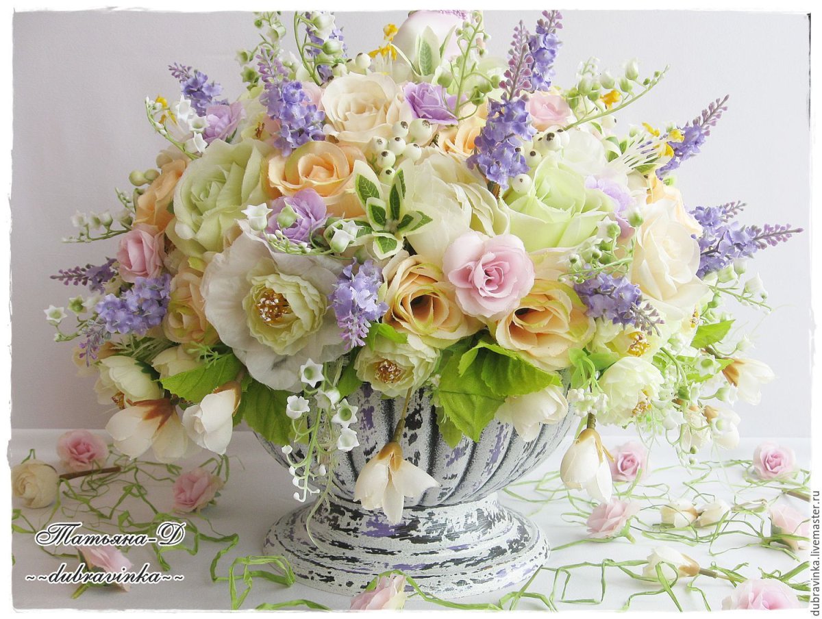 Цветочные композиции в стиле Прованс