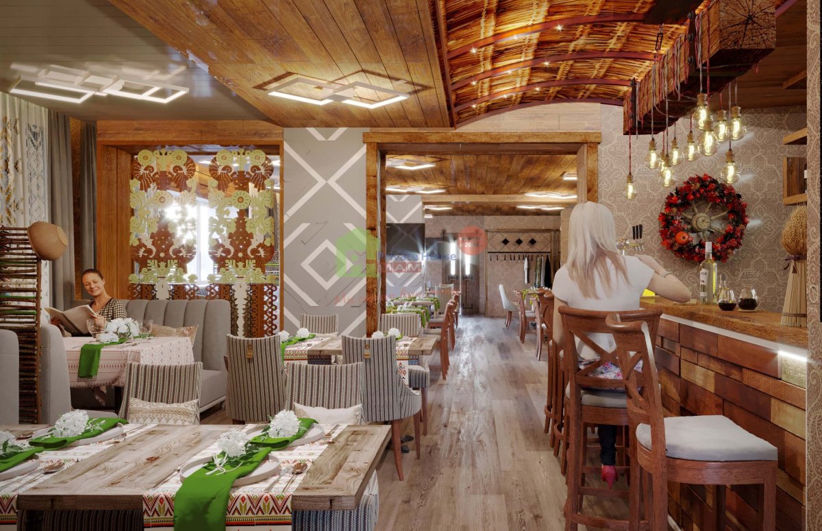 Кафе в русском стиле