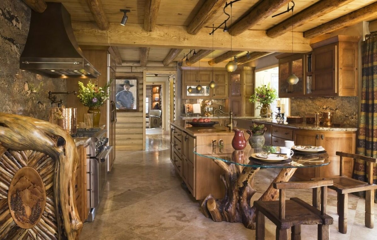 Уютная веранда в деревенском стиле