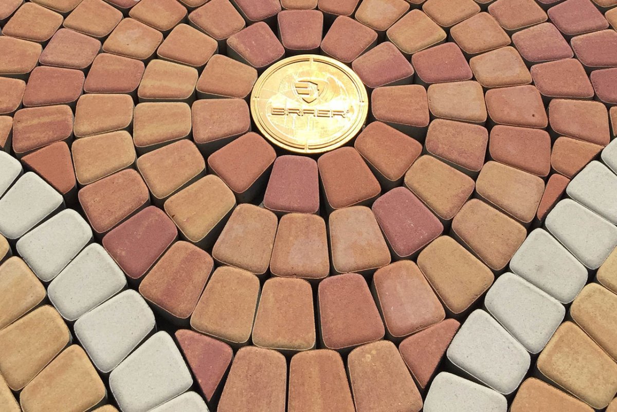 Тротуарная плитка Браер Классико круговая