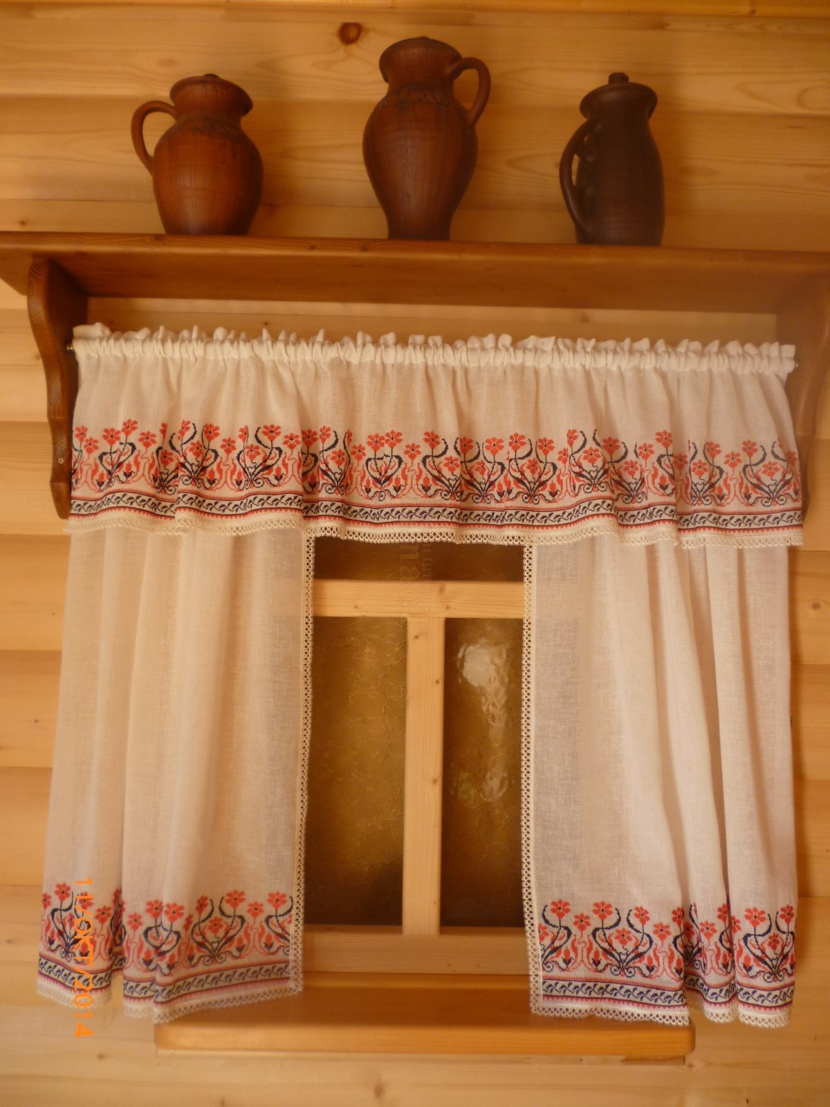 Занавески в народном стиле