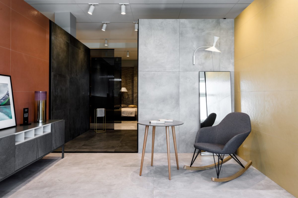 Плитка под бетон Италон