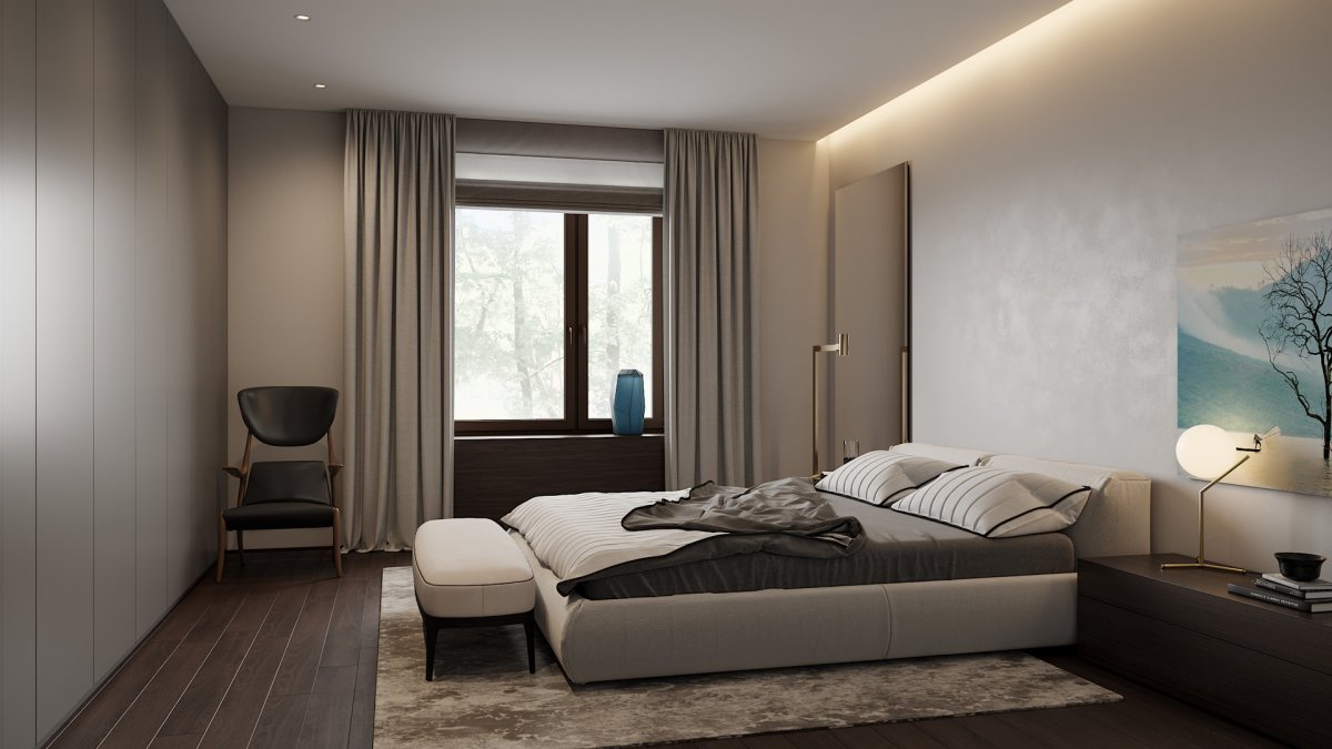 Дизайн спальни в современном стиле