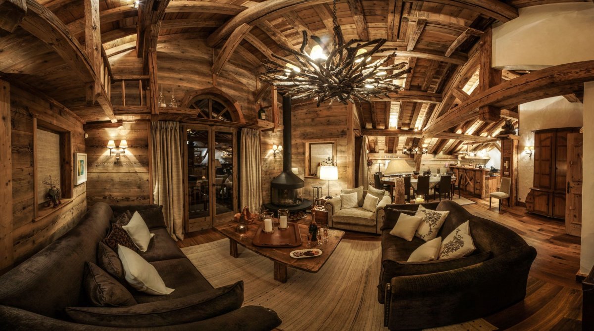 Гостиная в стиле викингов