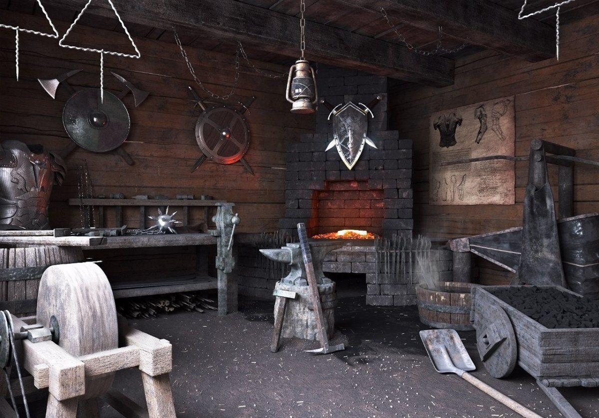 Старинная кузница