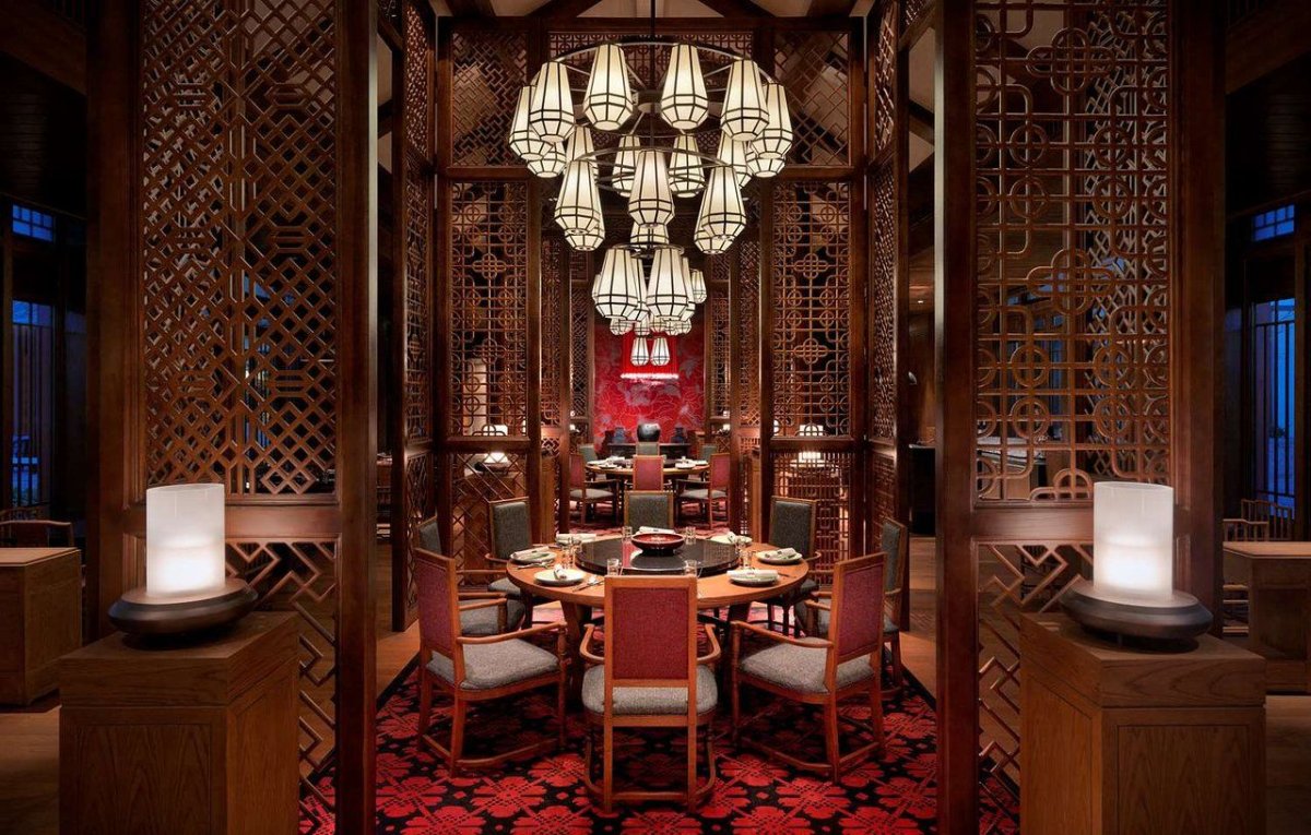 Интерьер кафе в японском стиле