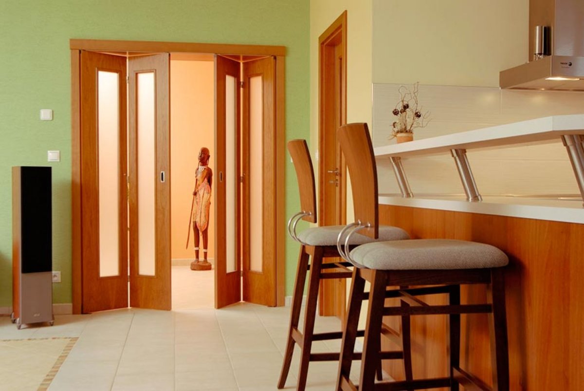 Сдвижные перегородки межкомнатные гармошка