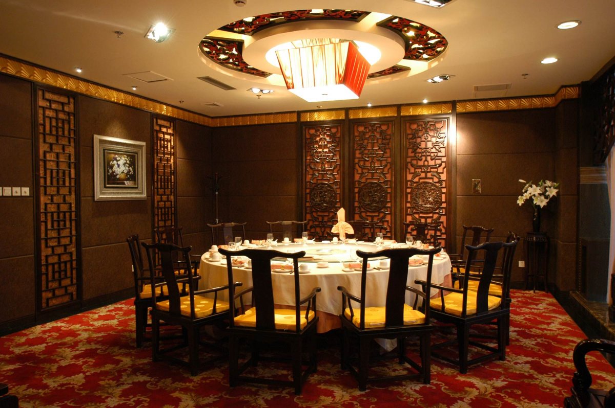 Интерьер ресторана в китайском стиле