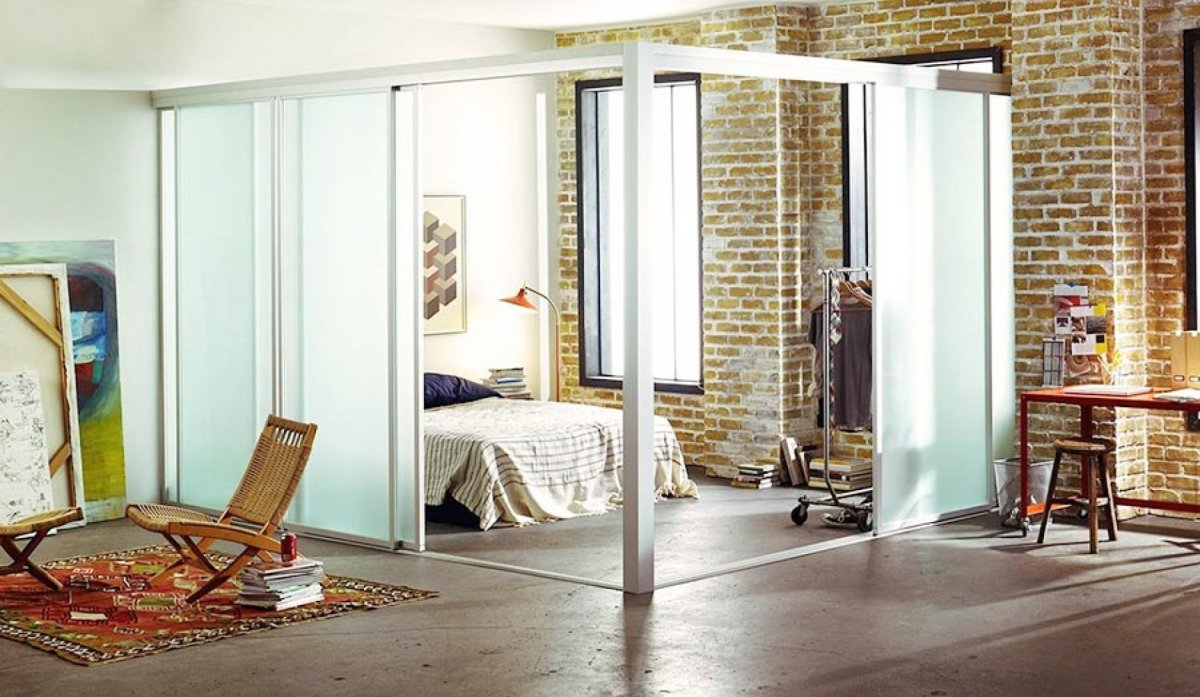 Раздвижные реечные перегородки