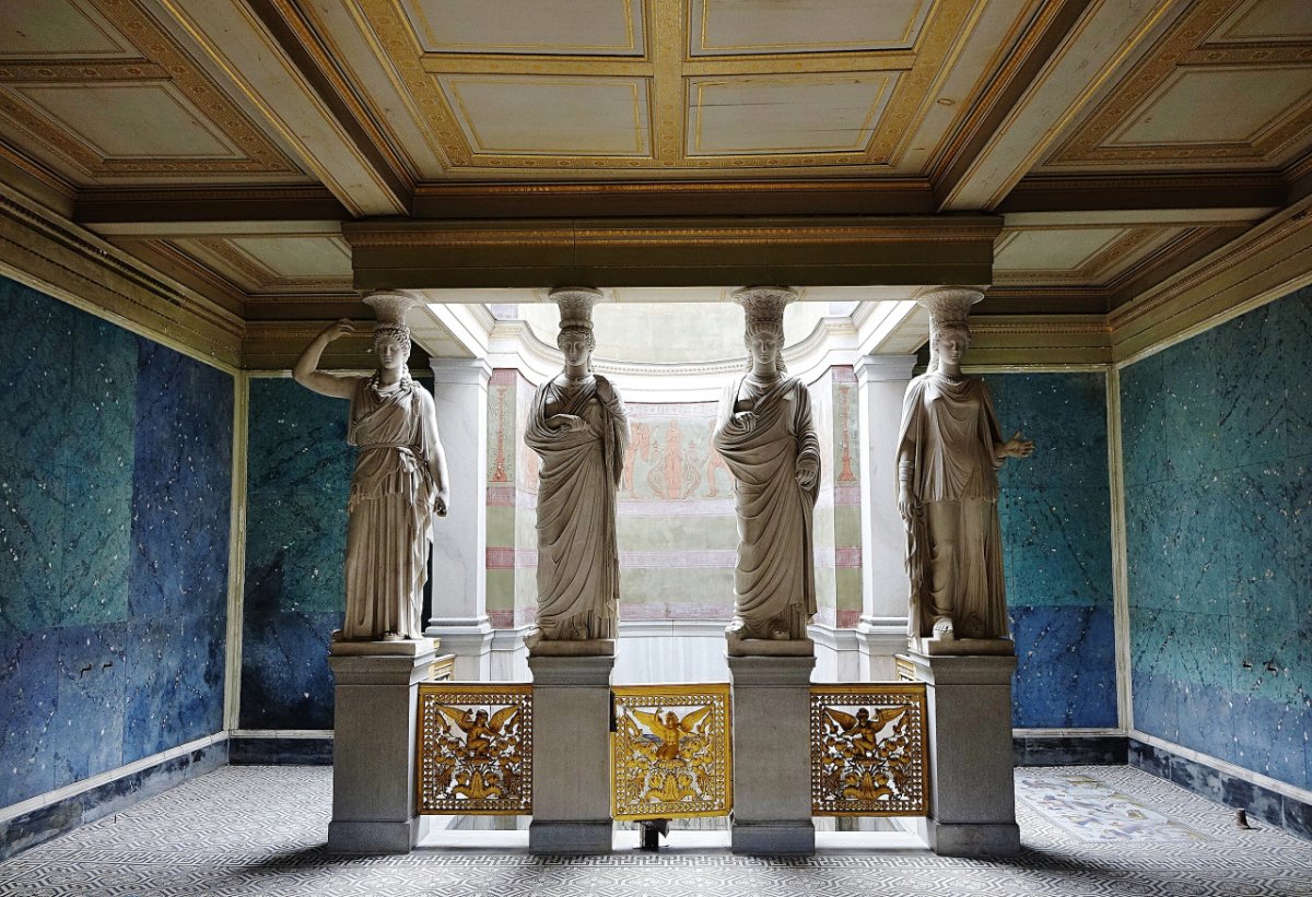 Древнеримский дворец интерьер