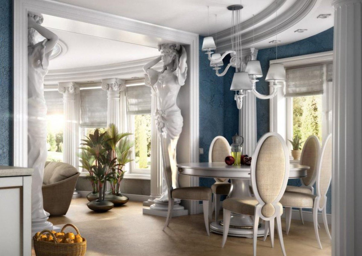 Античный стиль в современном интерьере