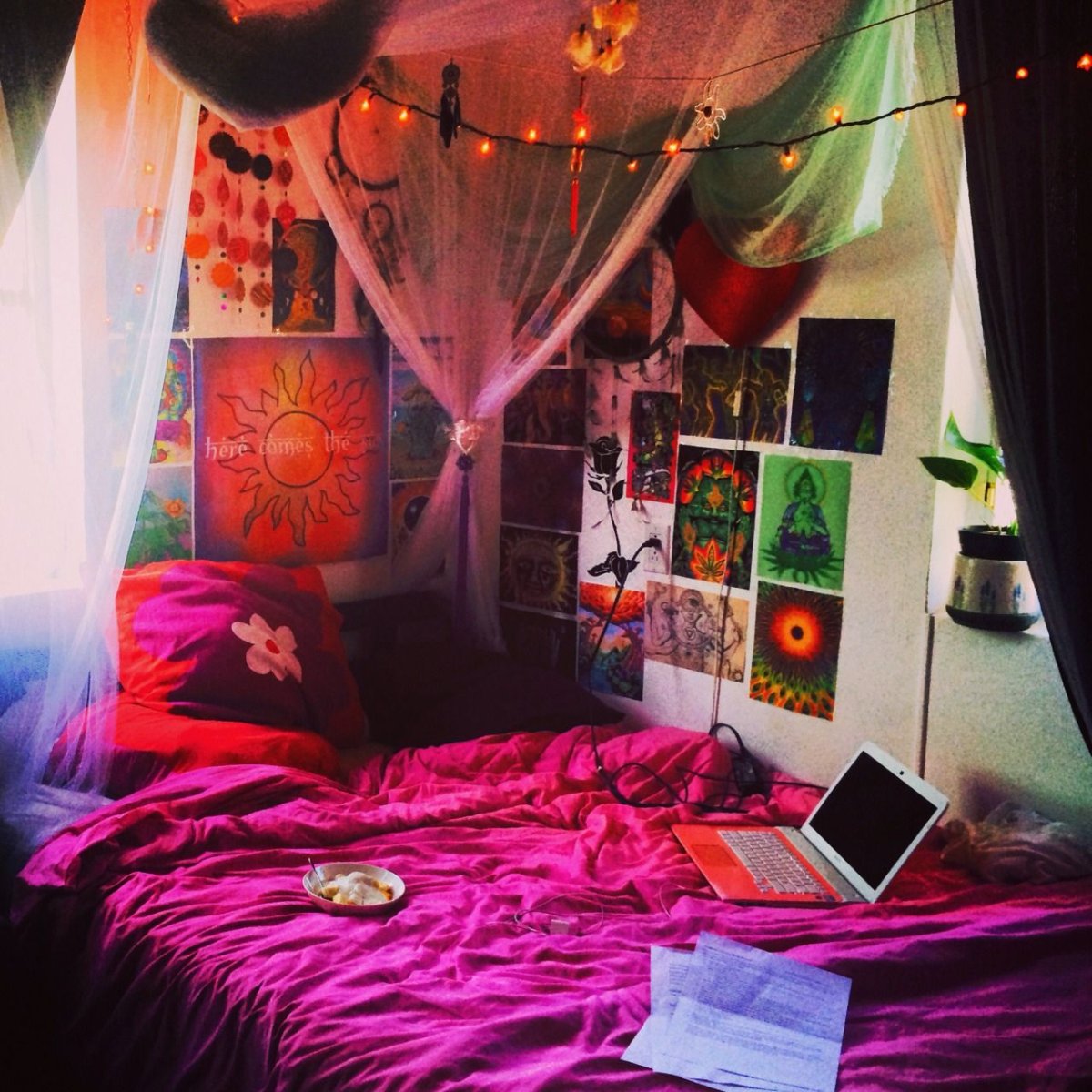 Стиль хиппи в интерьере