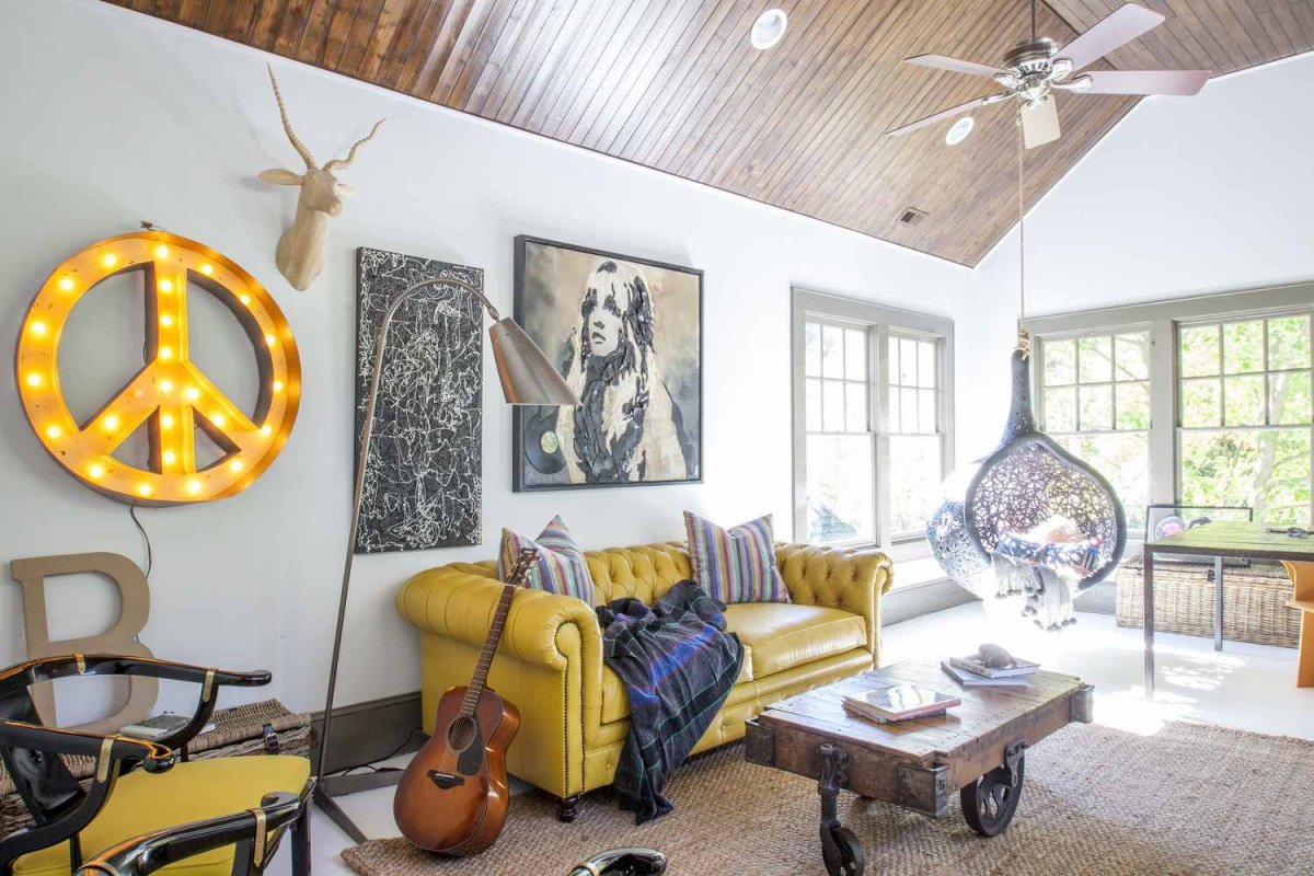 Хипповский стиль в интерьере