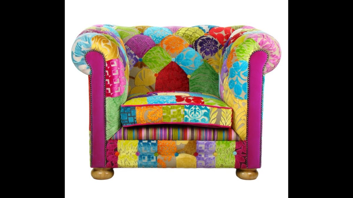 Диваны и кресла в стиле пэчворк