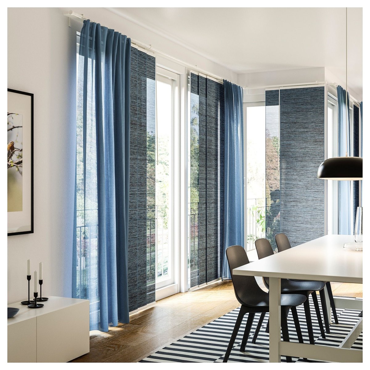 Шторы на панорамные окна