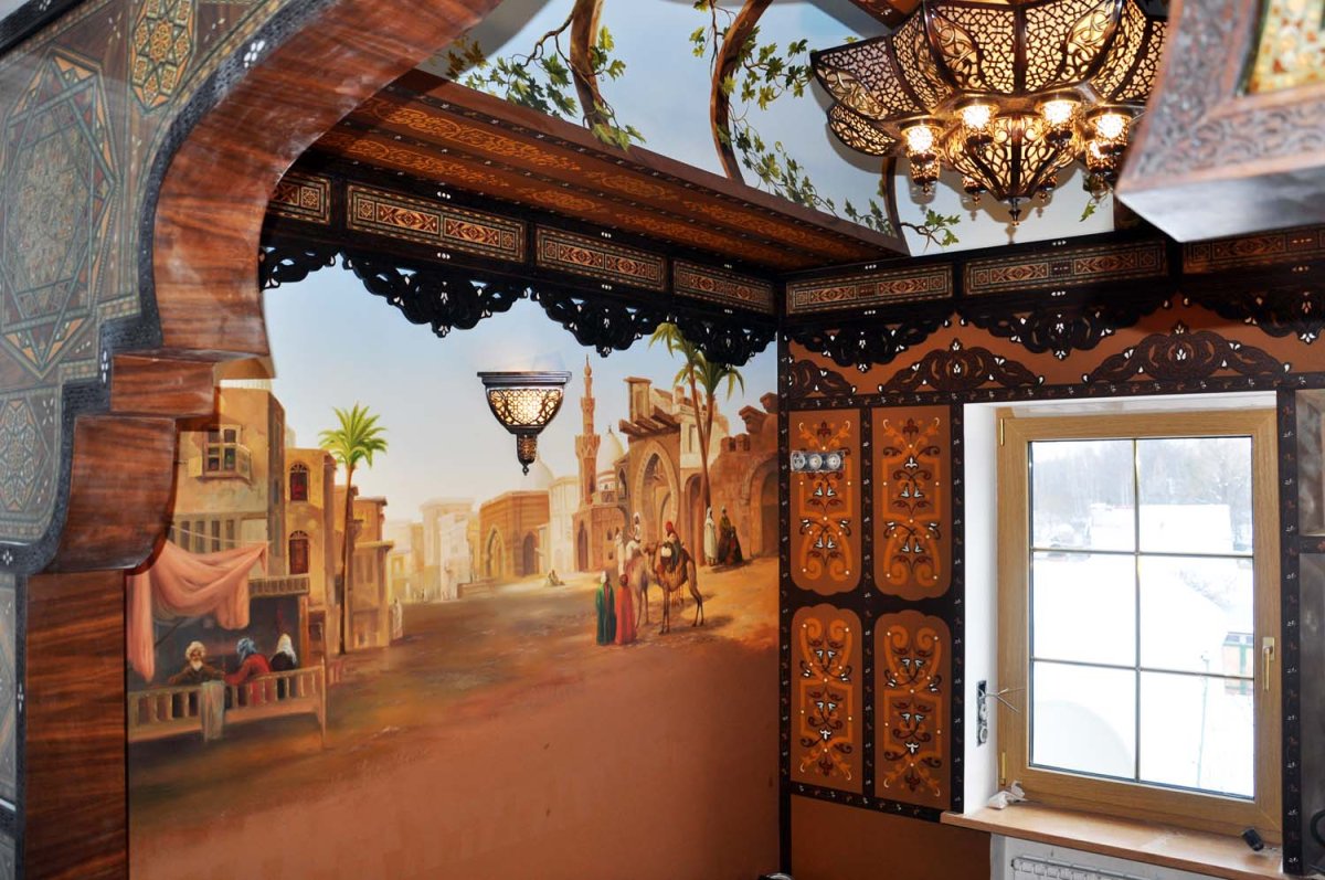 Интерьер в русском народном стиле