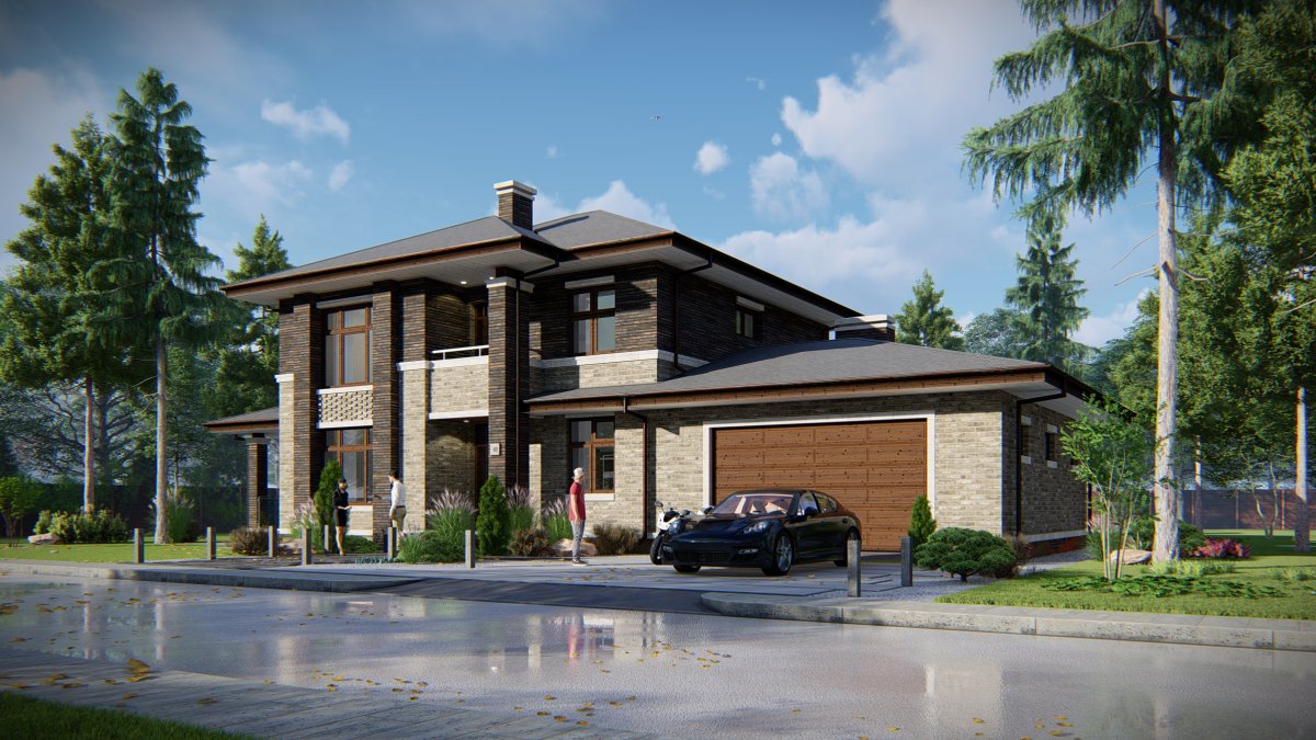 Дом в стиле Райта Уфа Марат Бадыков