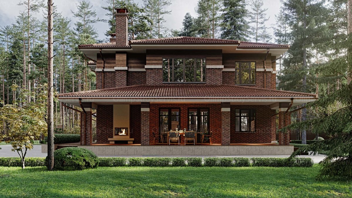 Стиль прерий Райта в интерьере