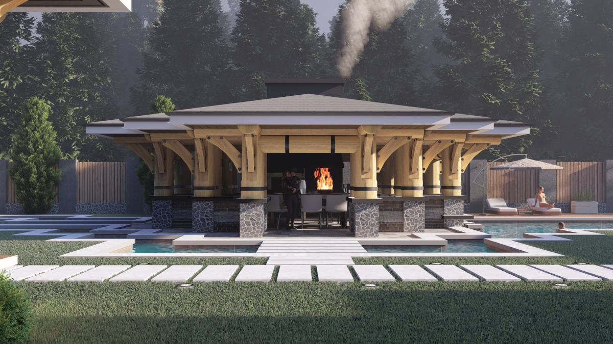 Кухня гостиная