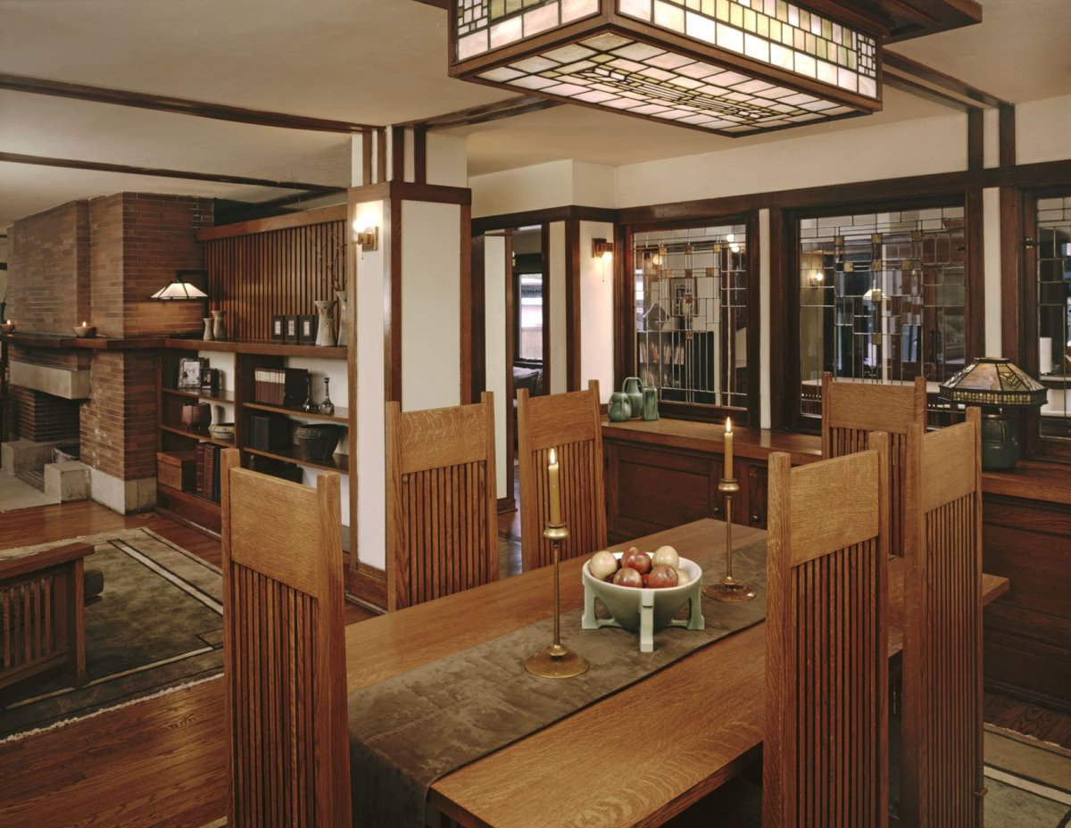 Фрэнк Ллойд интерьер