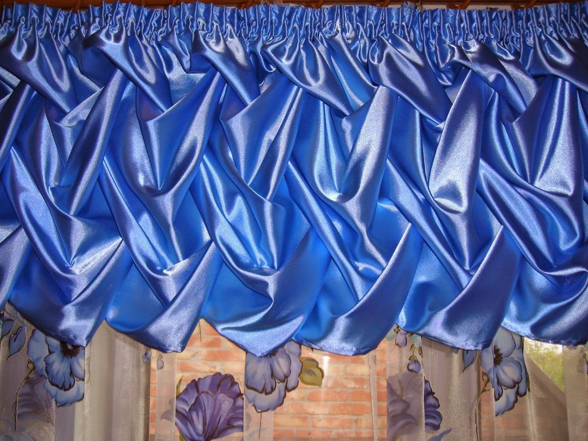 Шторы с ламбрекеном буфы