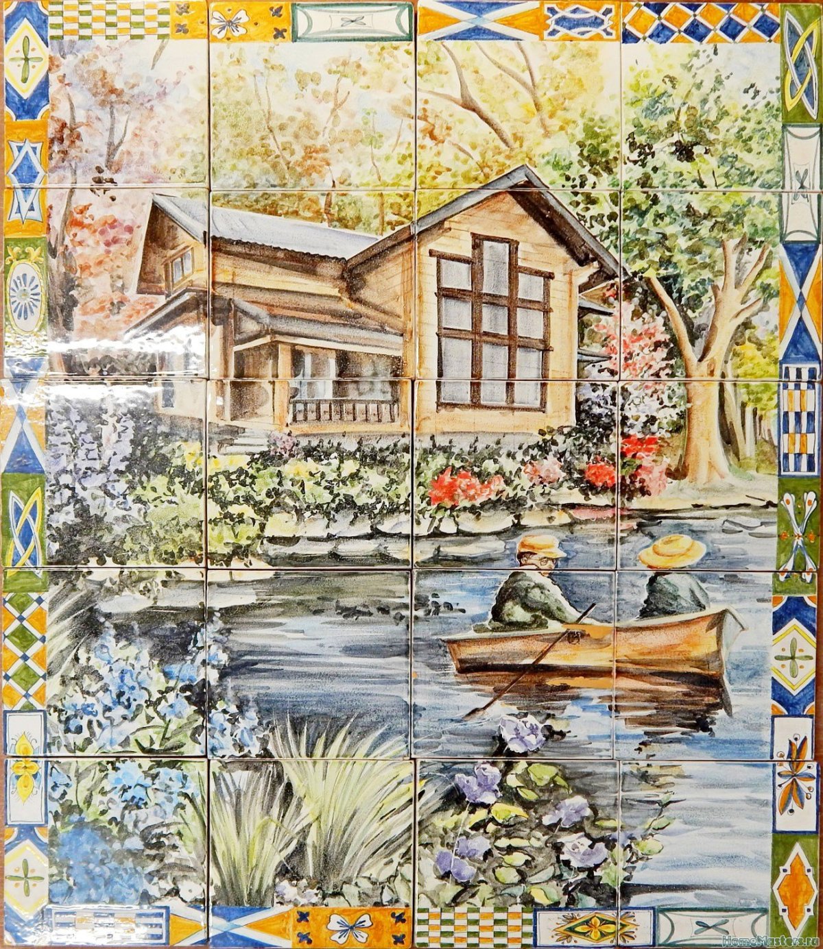 Панно из кафельной плитки для кухни