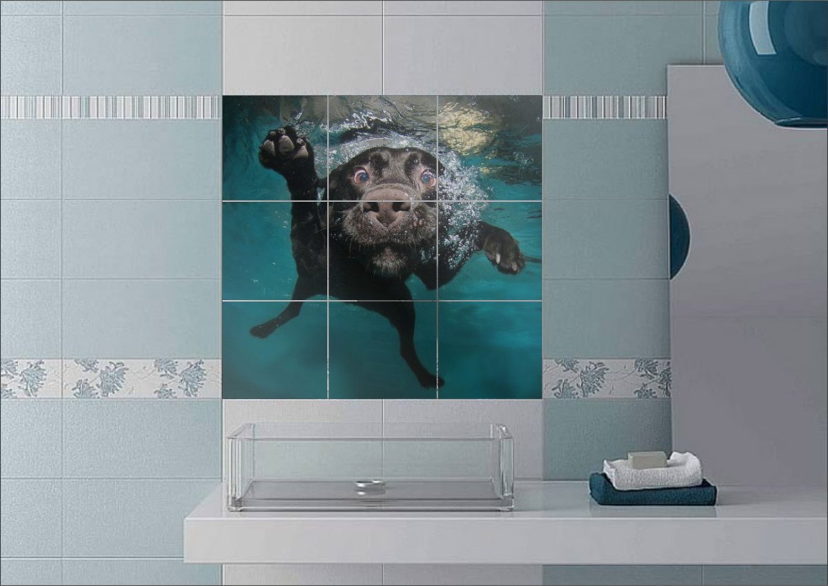 Панно из керамической плитки на кухню