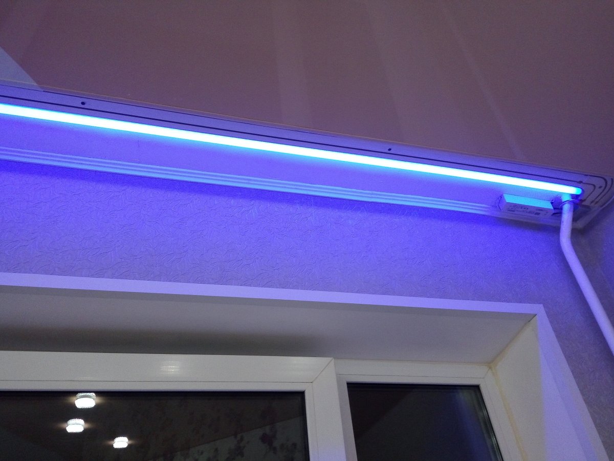 Карниз с подсветкой