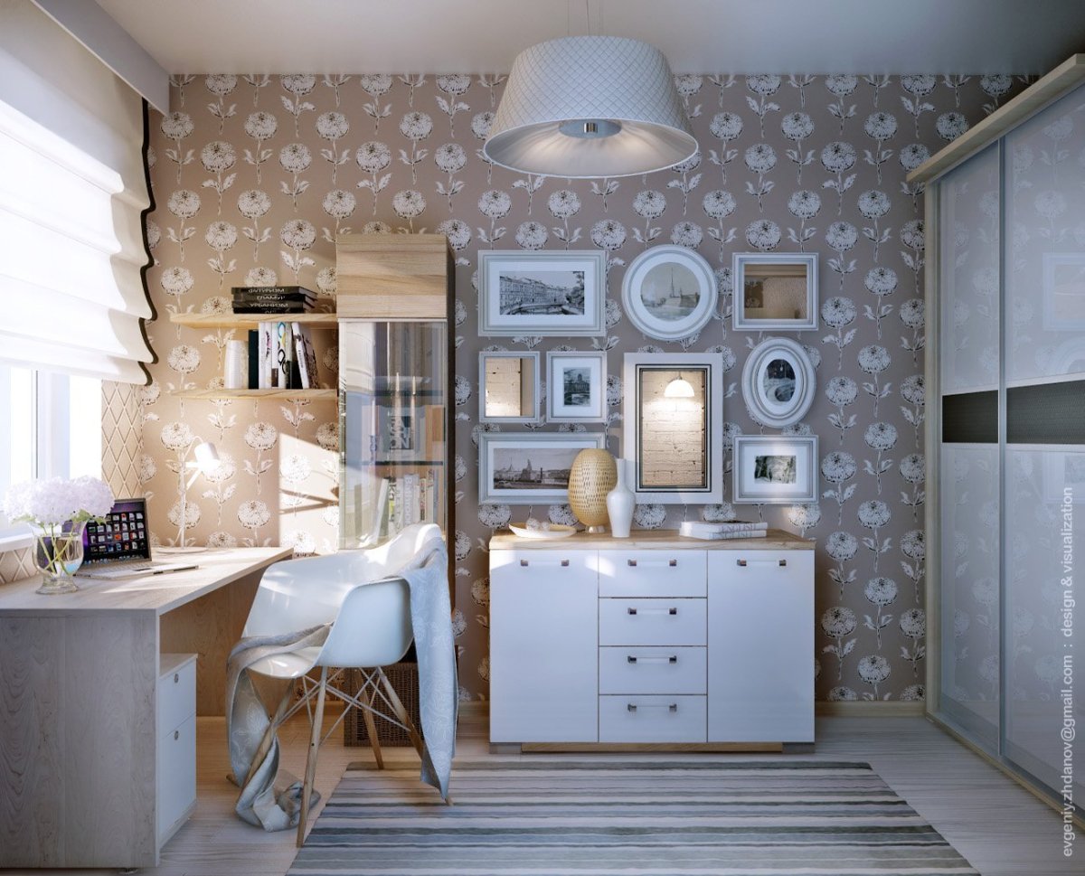 Современная комната для девушки