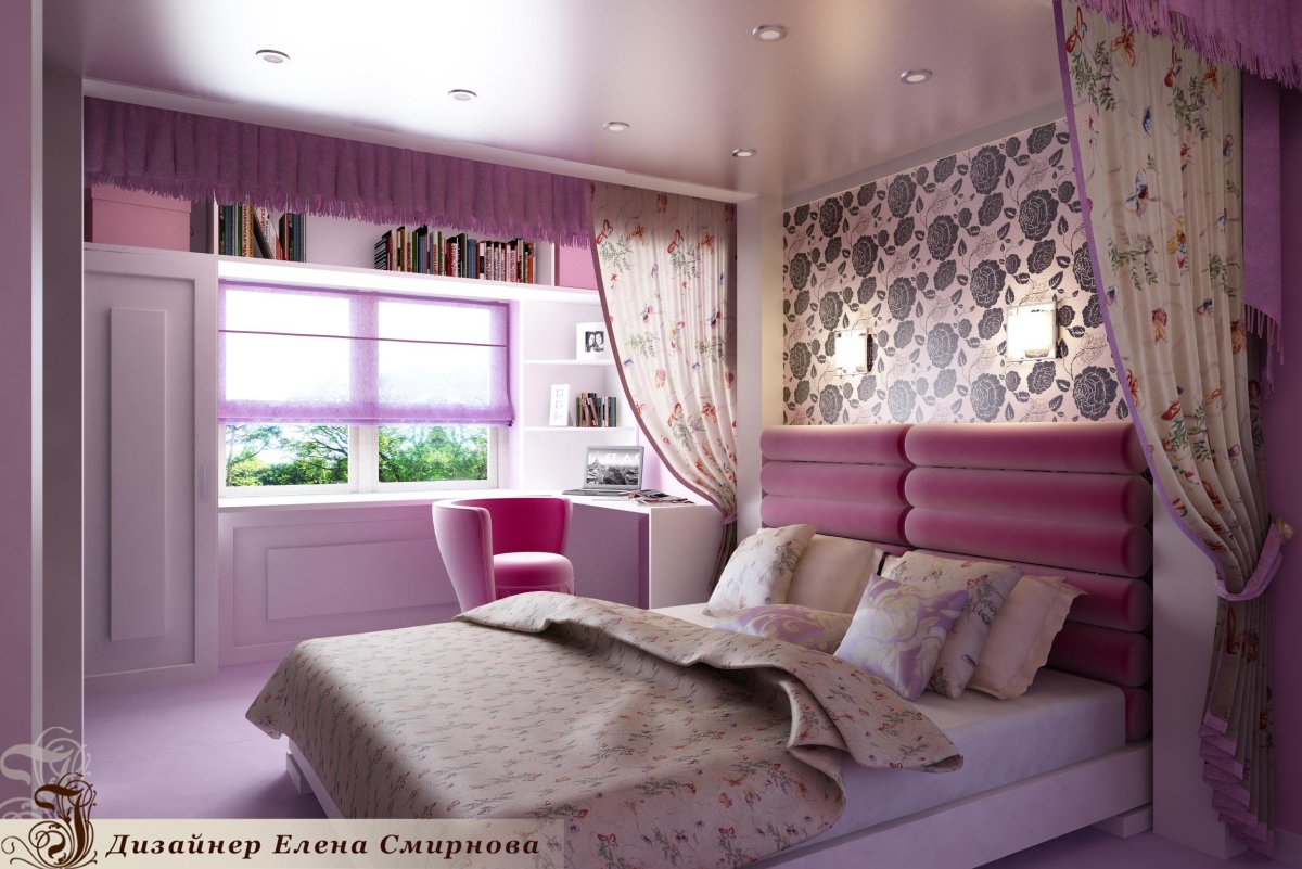 Современная комната для девушки