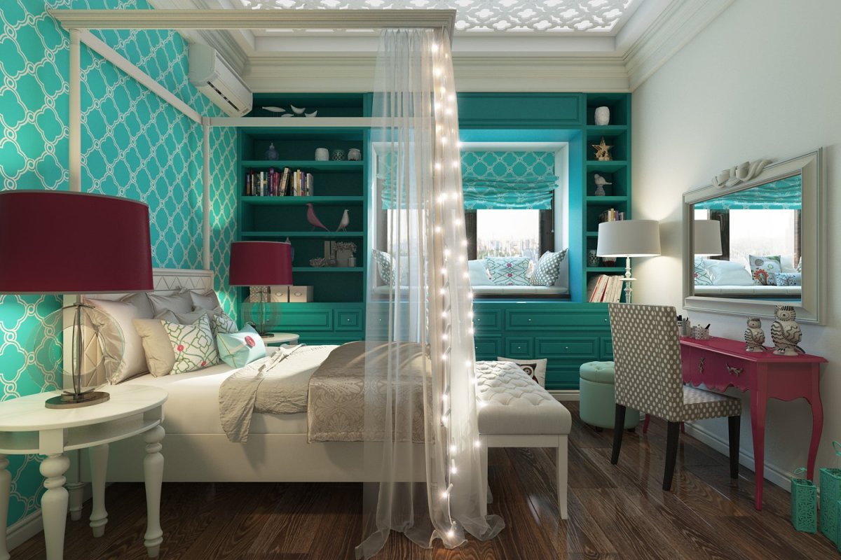 Дизайнерская детская для девочки