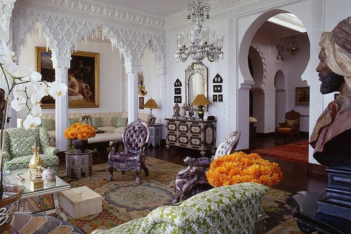 Марокканский стиль в интерьере спальни