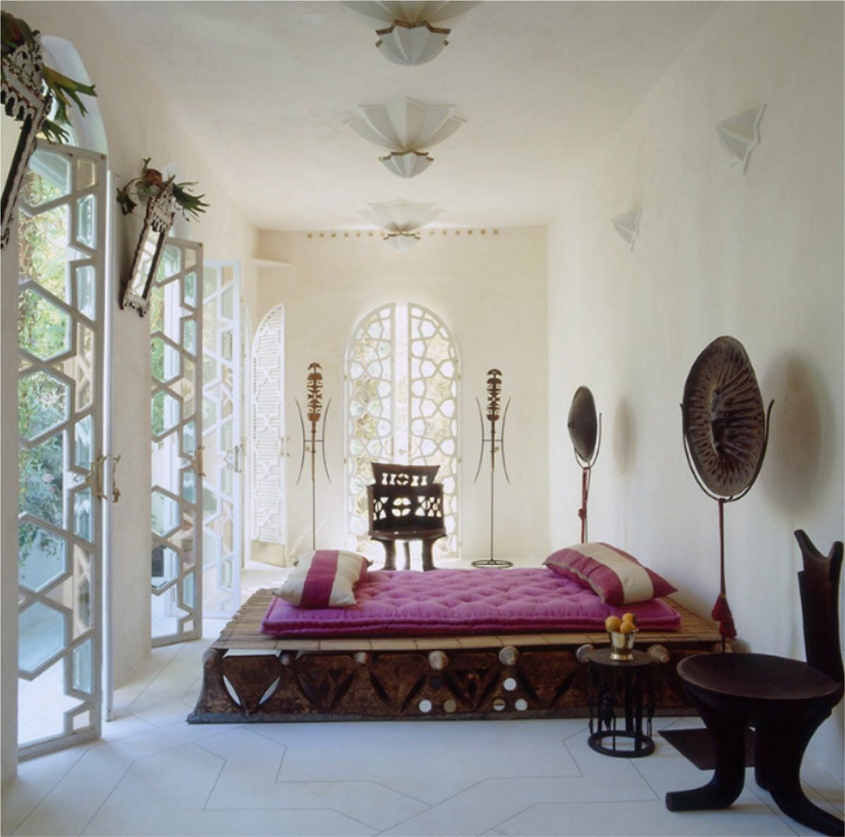 Цвет стен в индийском интерьере