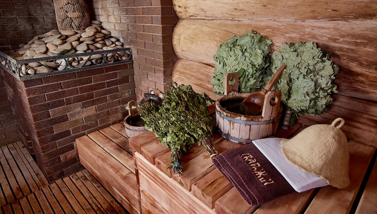 Русская баня на дровах