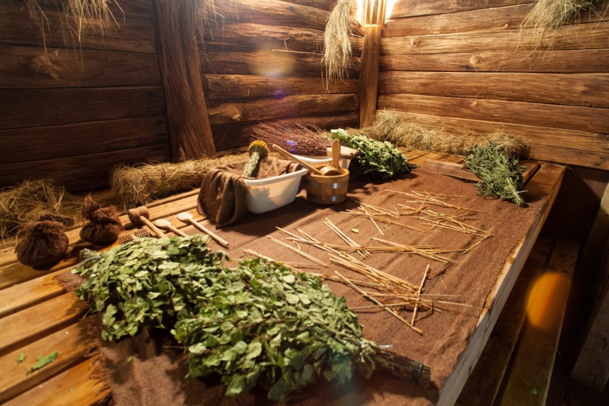 Травяные веники для бани