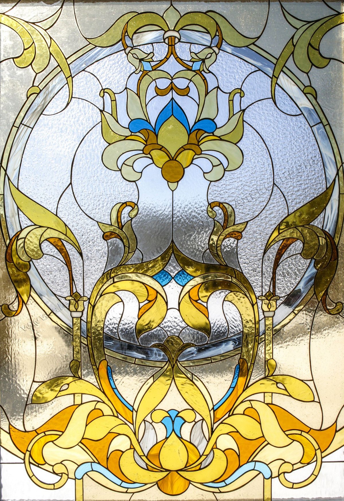 Витражи ар нуво Тиффани