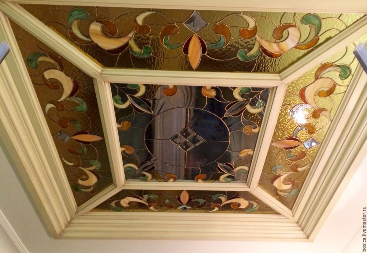 Витражные потолки Тиффани