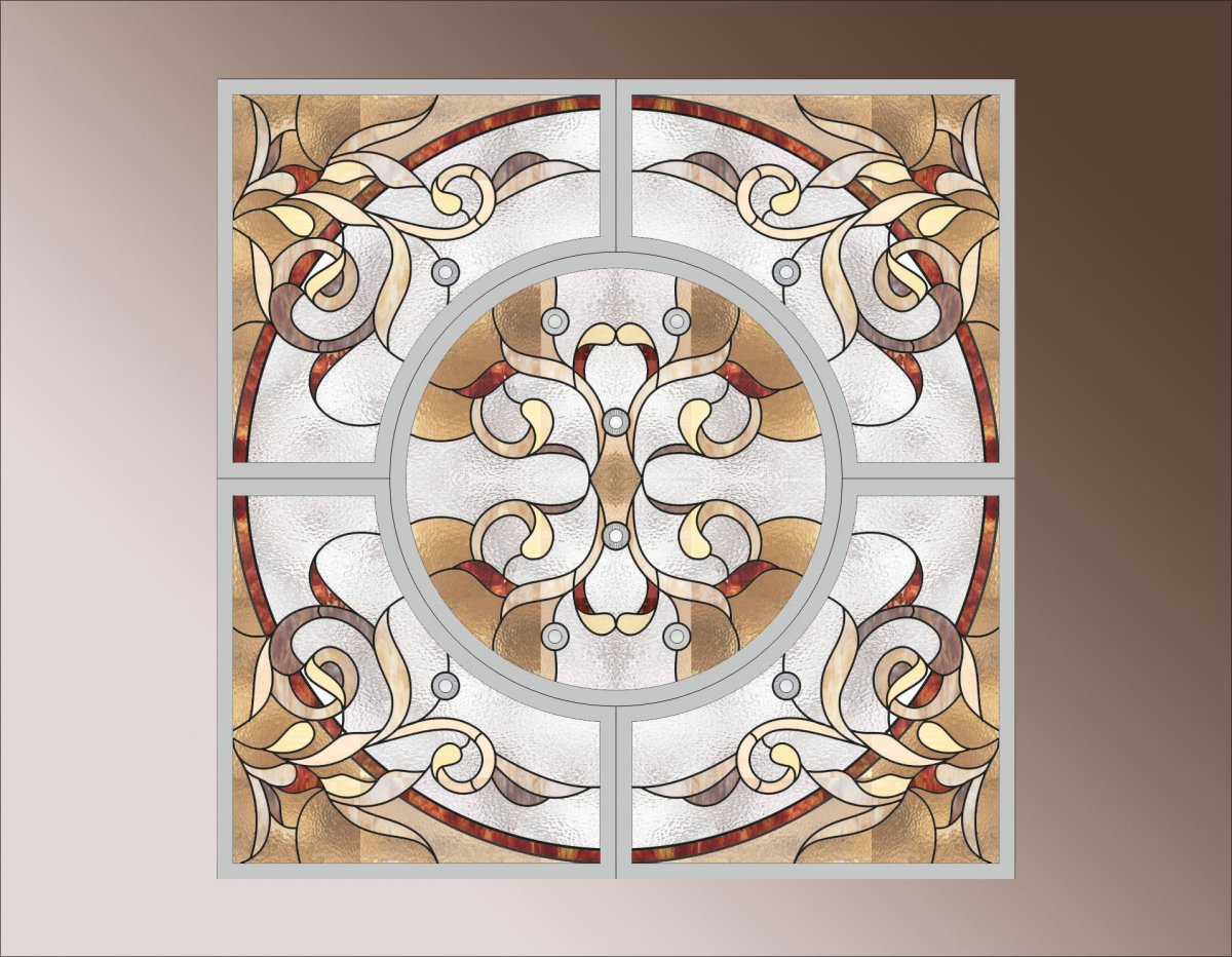 Узорчатый витраж