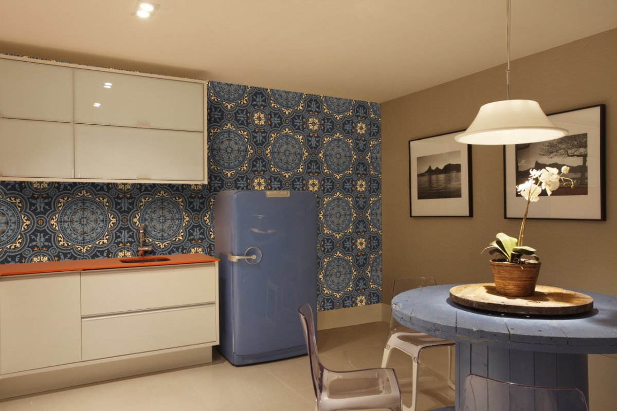 Ретро стиль в интерьере кухни