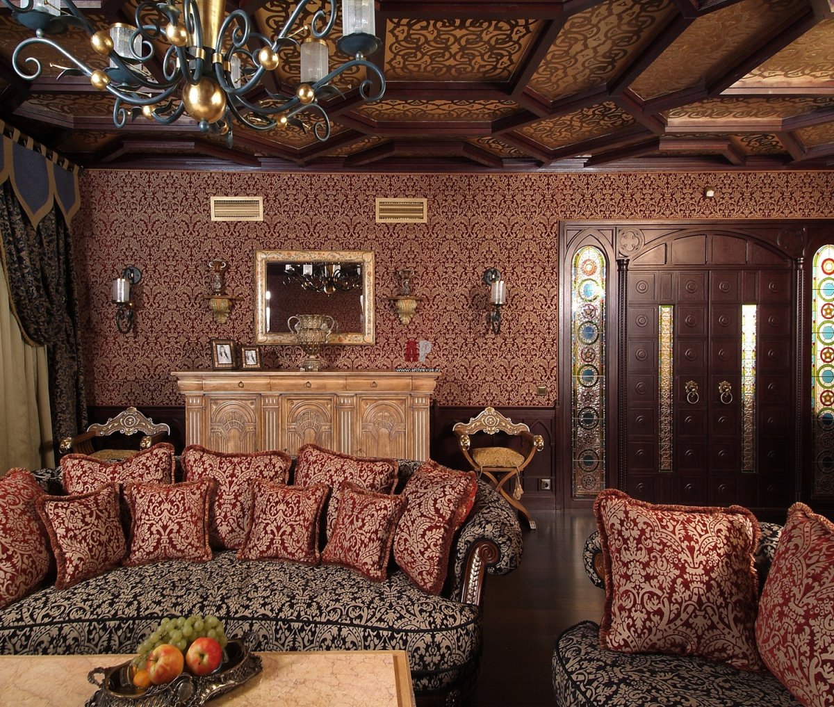 Интерьер комнаты в стиле Барокко