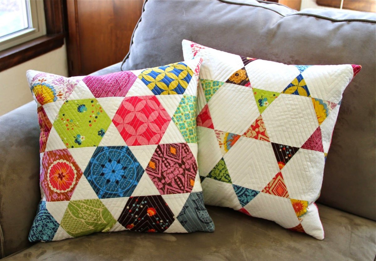 Подушки пэчворк