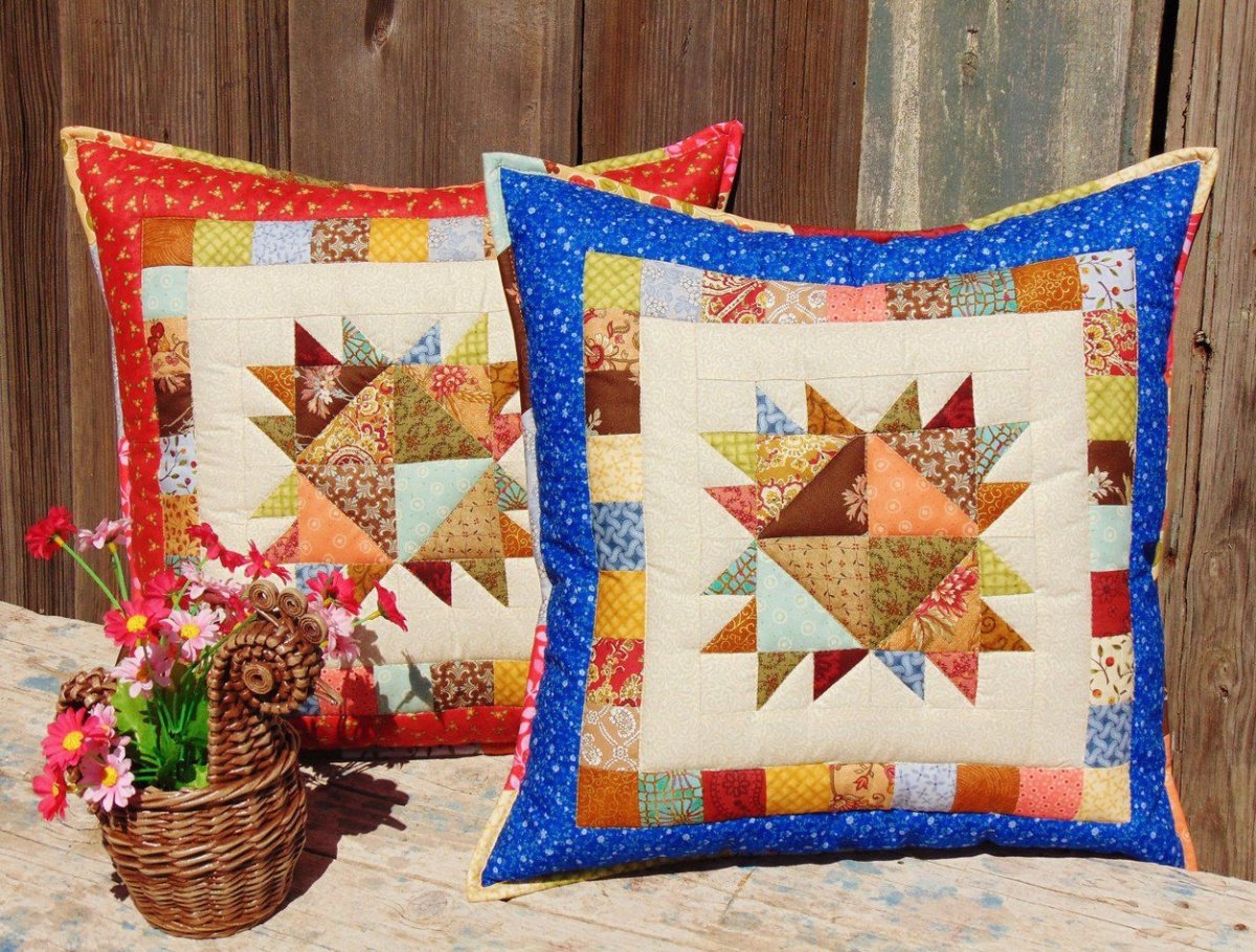 Подушки пэчворк