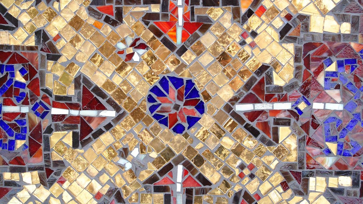 Коврово-мозаичные плиты