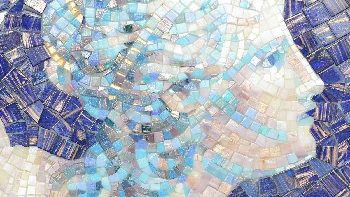 Художественная мозаика смальта пейзаж