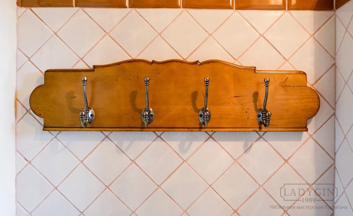 Вешалка настенная деревянная СССР