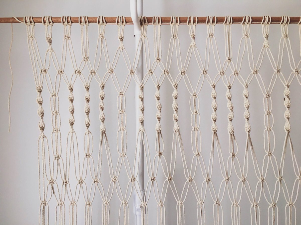 Шторы из макраме