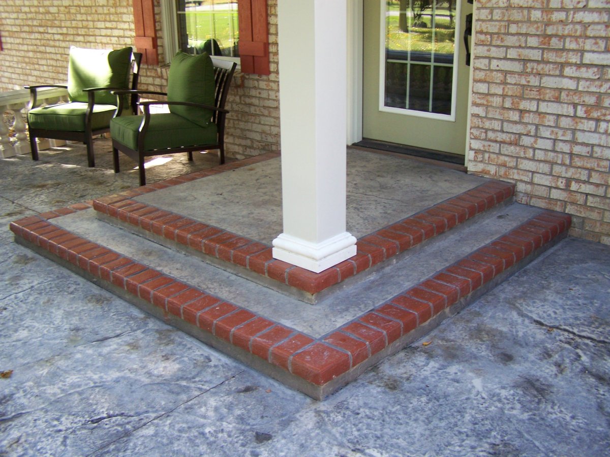 Тротуарная плитка на террасе