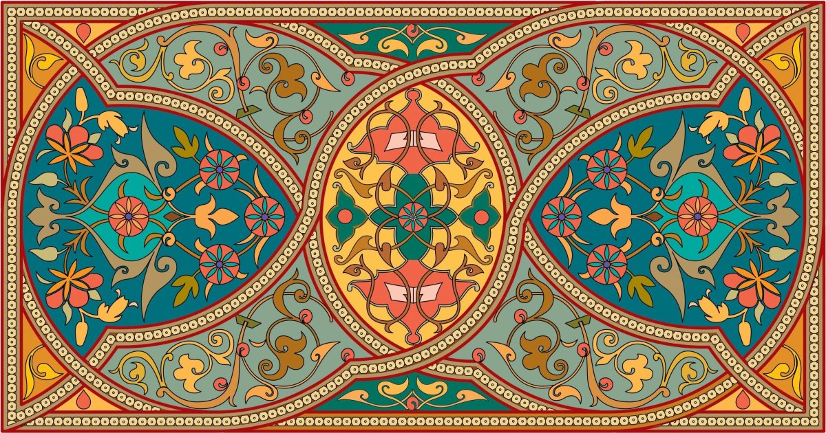 Восточный орнамент а4