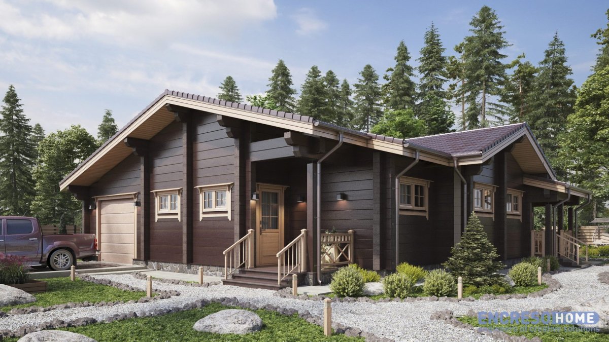 Хозблок в стиле Шале